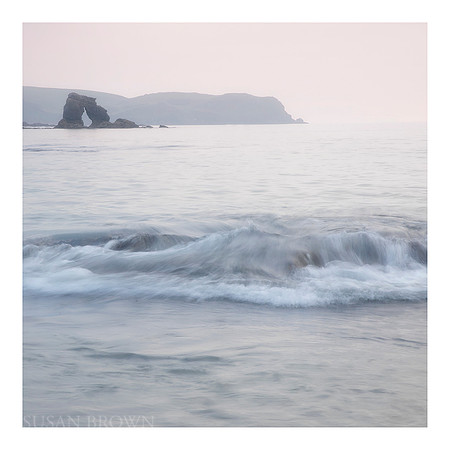 Calm and Misty Thurlestone Rock