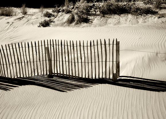 Fighting a losing Battle Sand dunes Soulac sur Mer